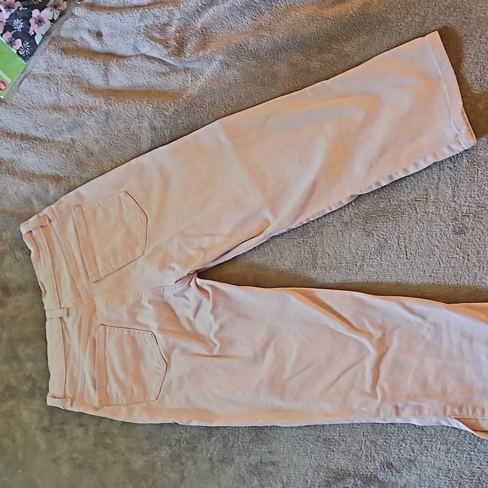 Gloria Vanderbilt light pink capris
